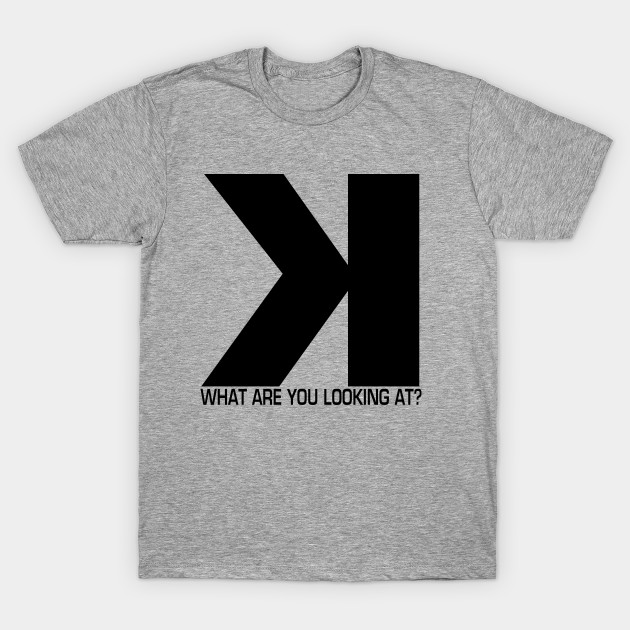 Baseball Backwards K Strikeout Looking Score book Baseball TShirt